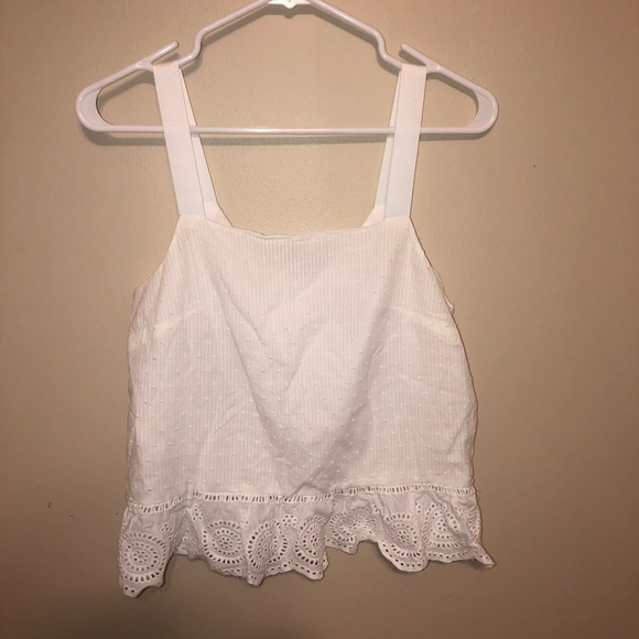J Crew Factory Eyelet Tank Top - Picture 3 of 9